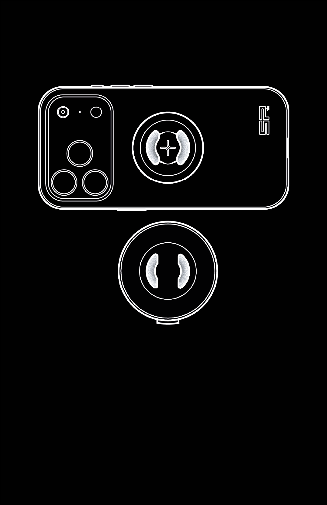 Coloca el smartphone