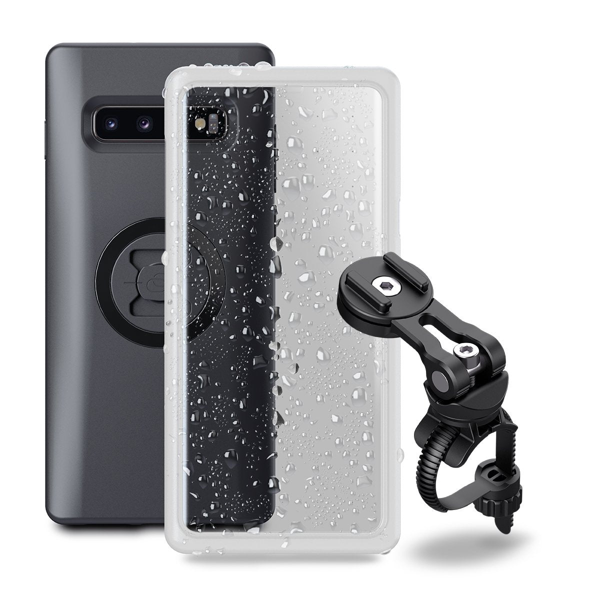 SP CONNECT Universal Phone Case Bundle – Halterung Für Fahrrad, Motorrad & Auto, Twist-To-Lock System