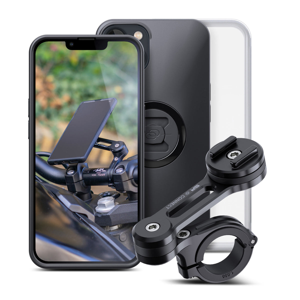 SP Connect Black Moto Bundle Mount for iPhone 8/7/6S/6 - 53900