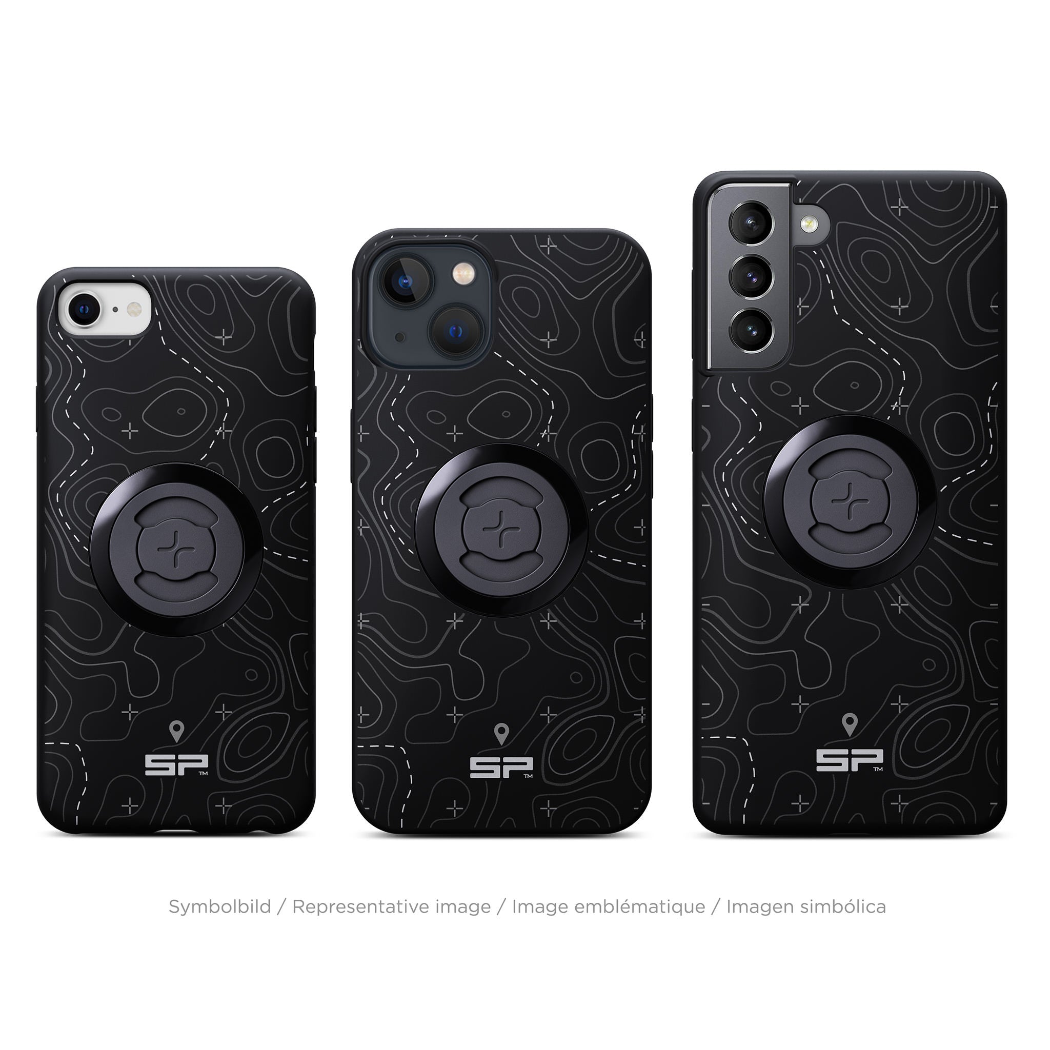 iPhoneアクセサリー topologie hypersnap phone case Iphone Looped fabric Case Black