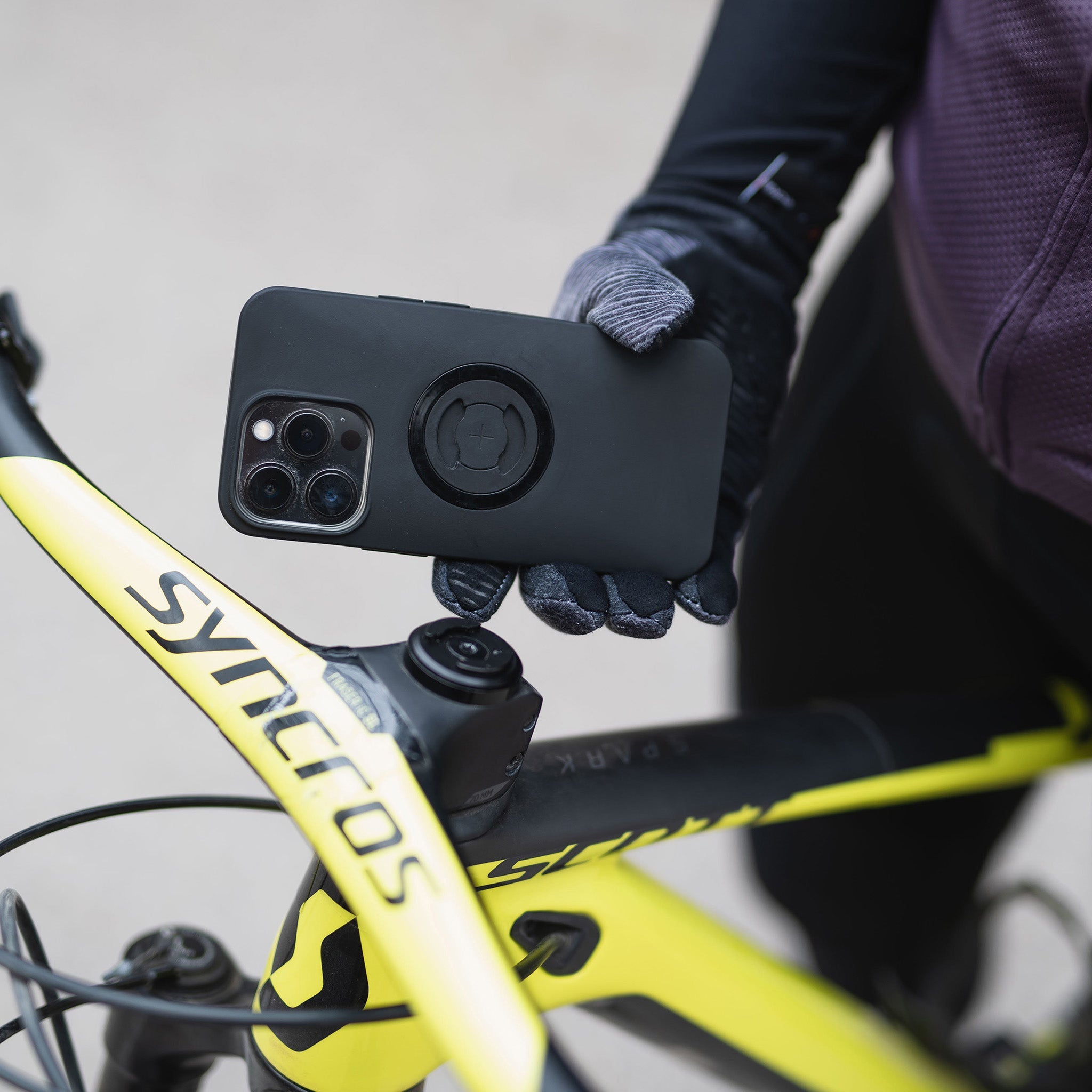 Stem bike phone mount sale