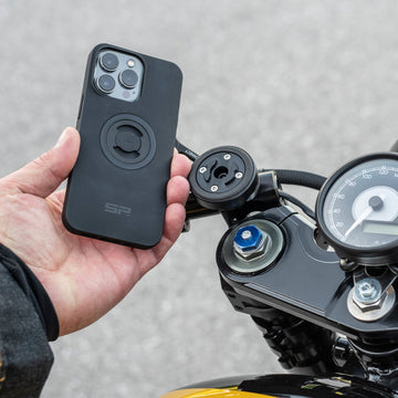 Support Smartphone Sp Connect Sp Moto Module Anti-vibration Chromé -  Satisfait Ou Remboursé 