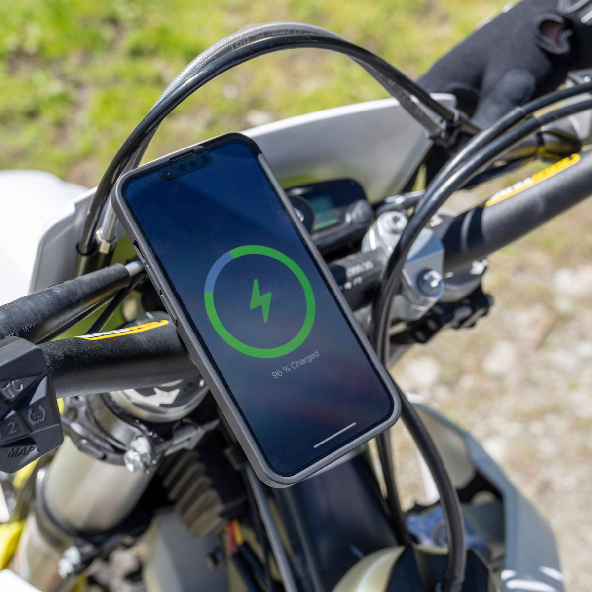 Support Smartphone Sp Connect Sp Moto Module Anti-vibration Chromé -  Satisfait Ou Remboursé 